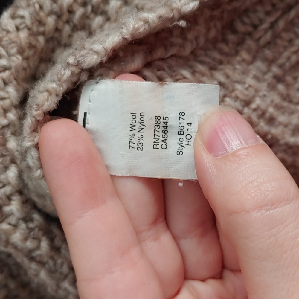 Madewell x Sezane oversized oatmeal beige knit sweater - Picture 6 of 6